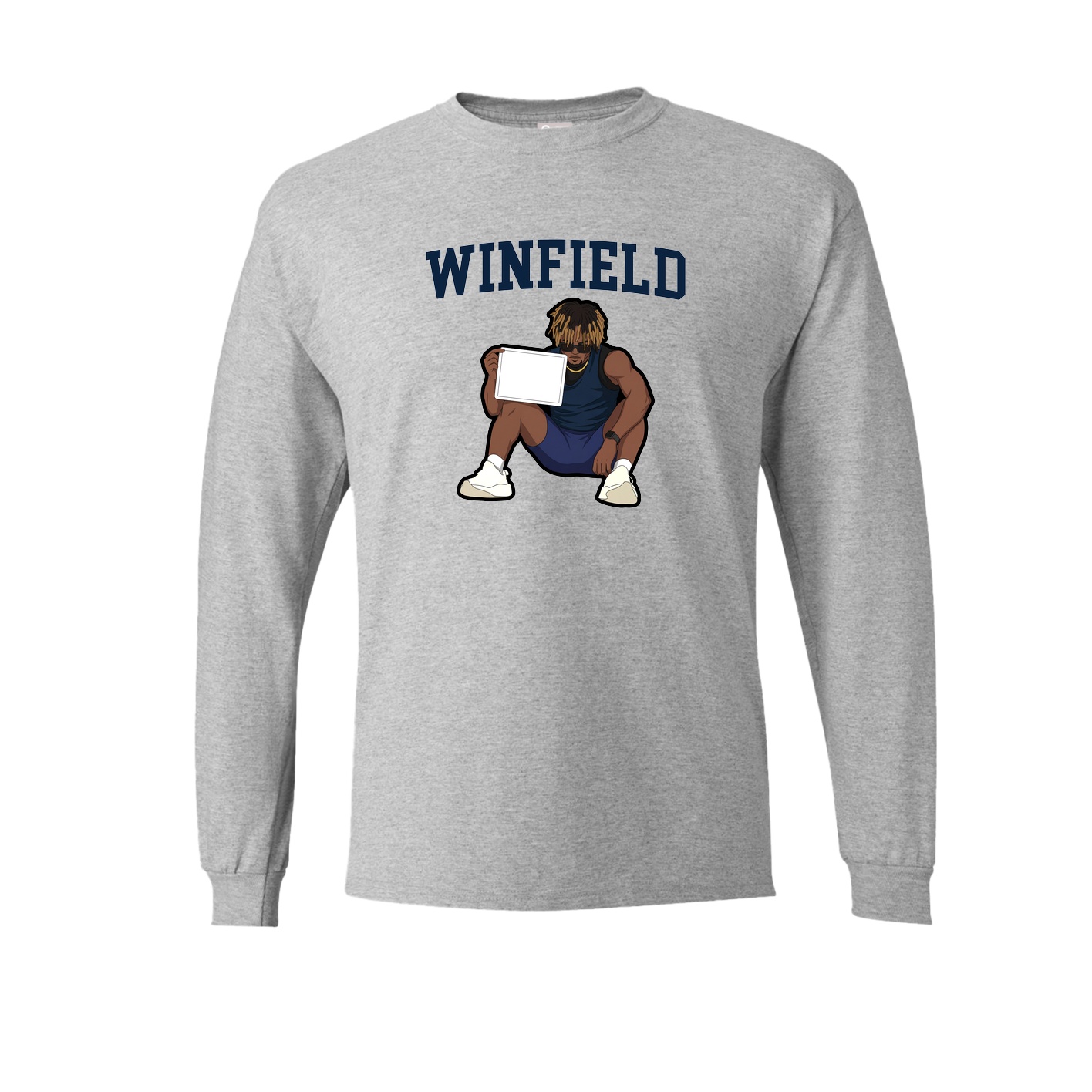 Long Sleeve Tee — Shirsey in Grey