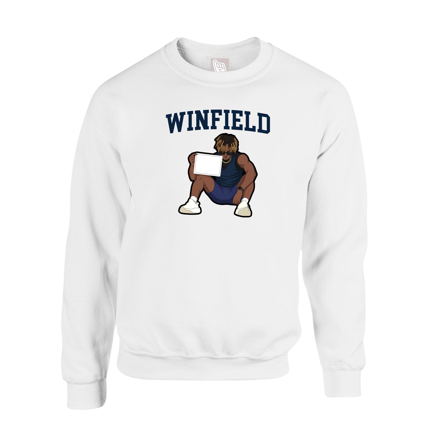 Fleece Crew — Shirsey in White