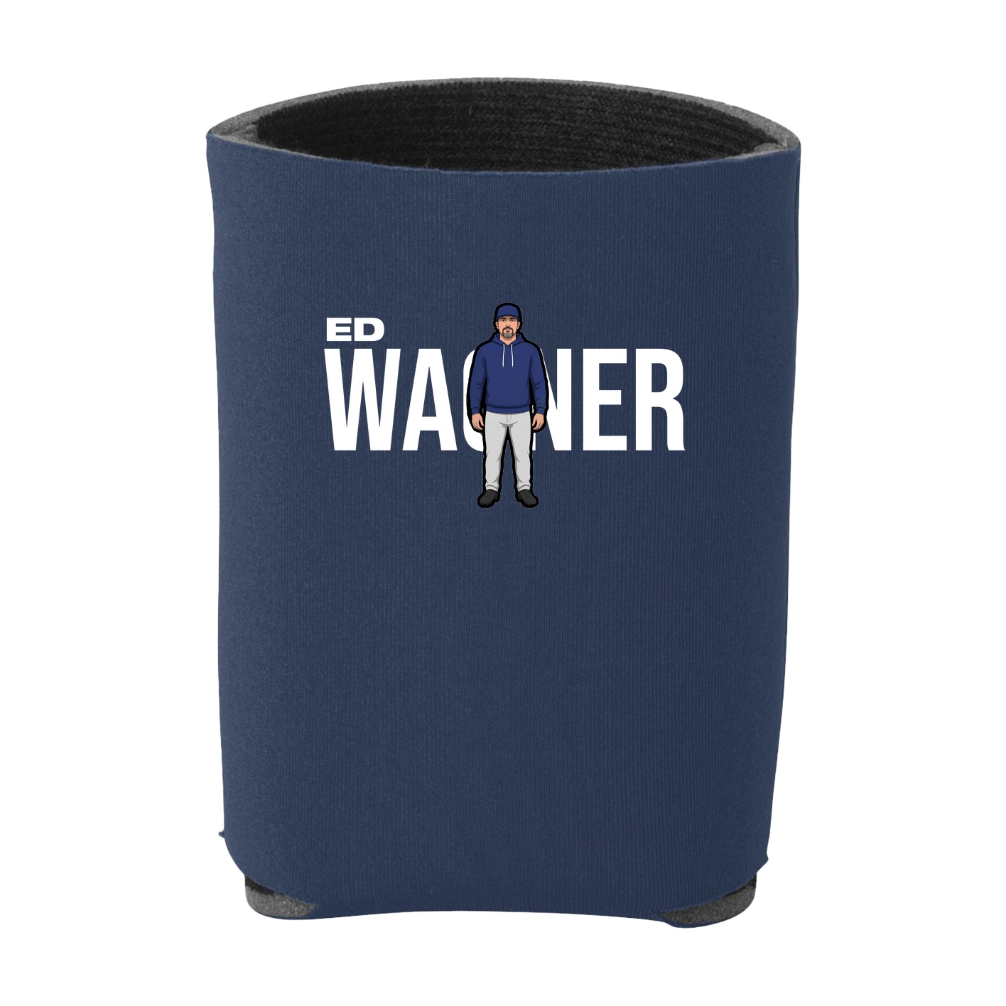 Can Holder — Player Name in Navy