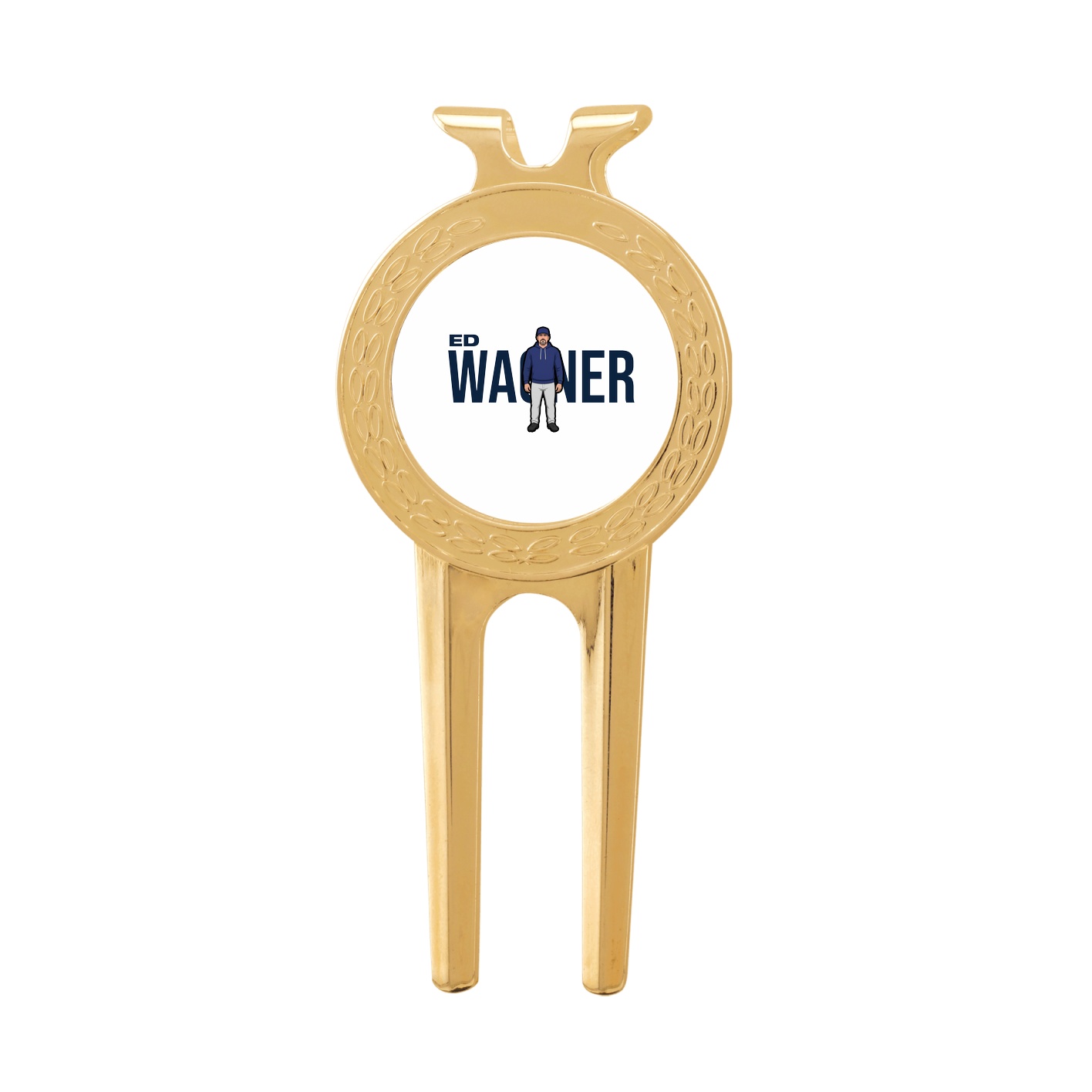 Divot Tool with Ball Marker — Player Name in Classic