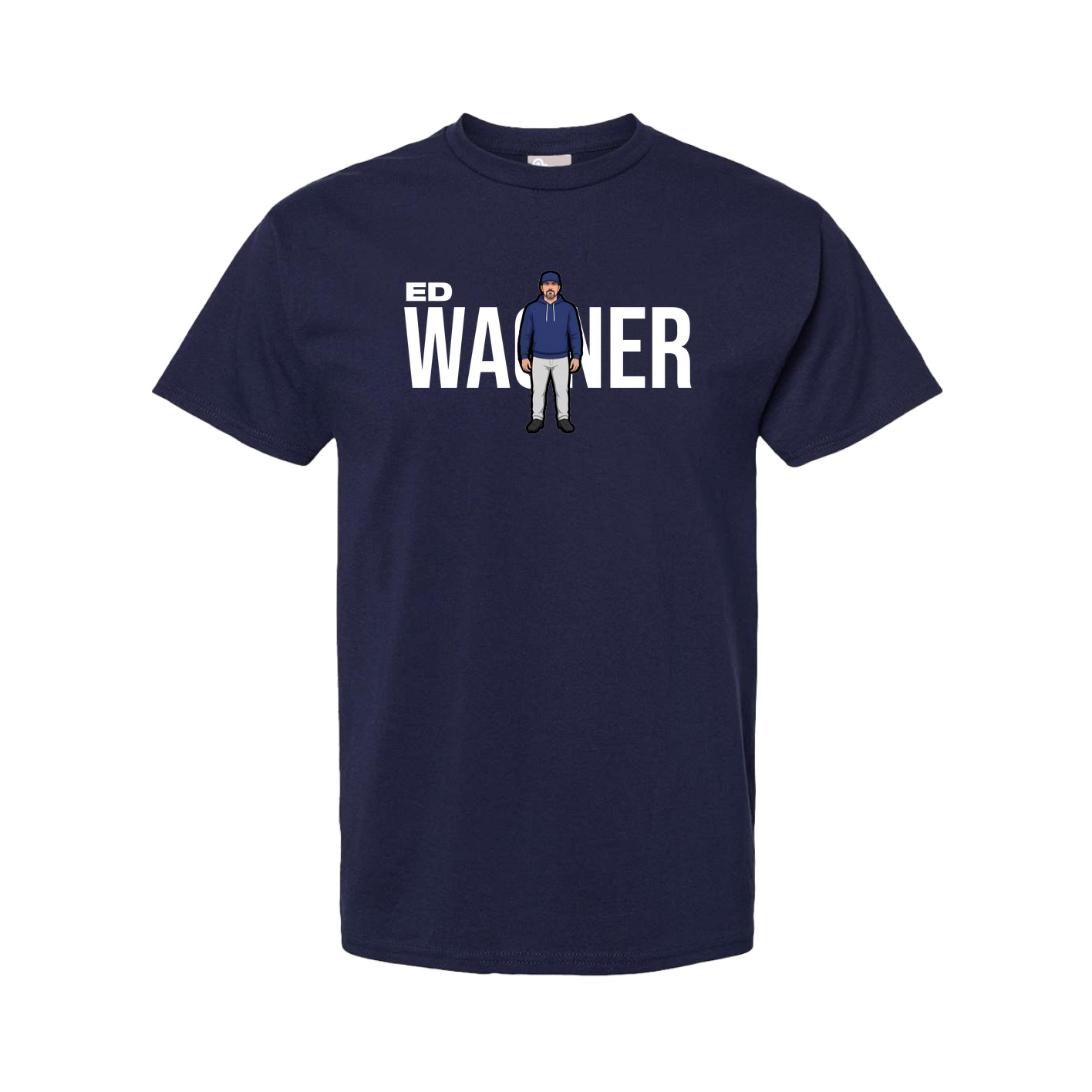 Tee — Player Name in Navy