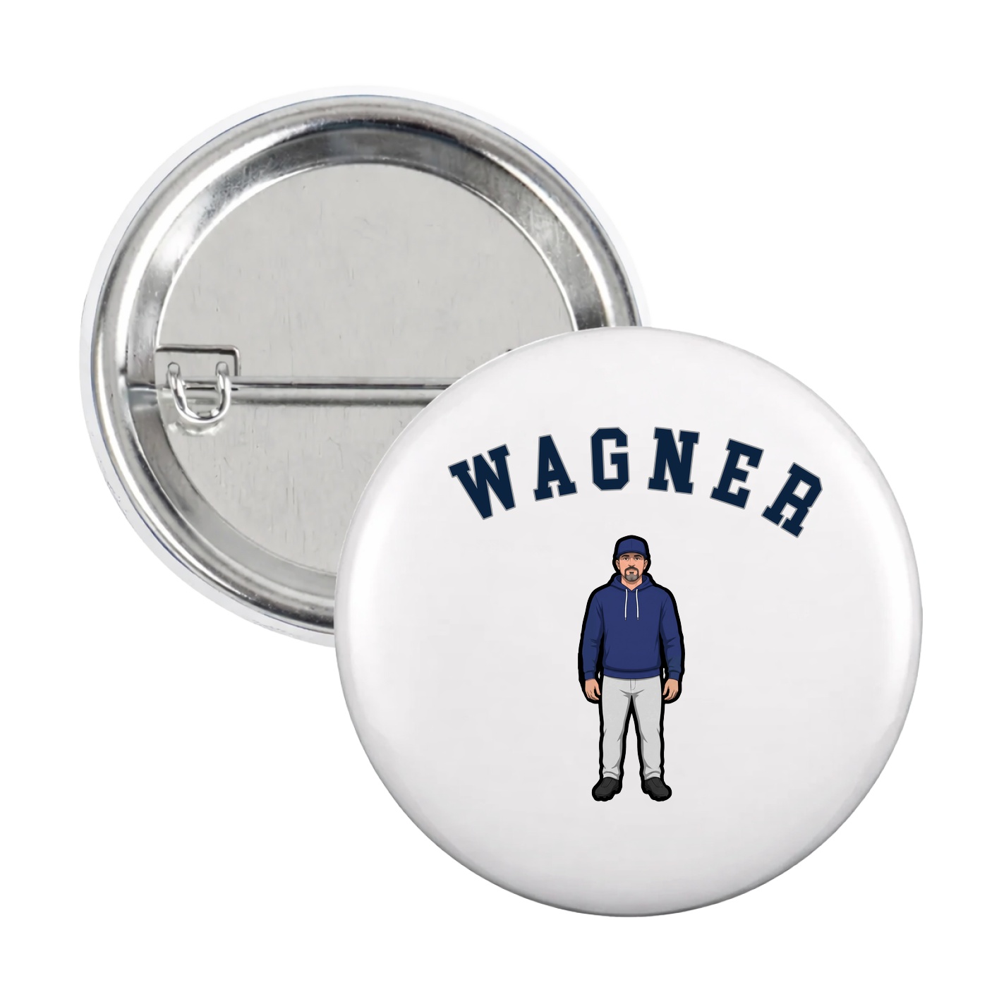 Game Day Button — Shirsey Arch in White