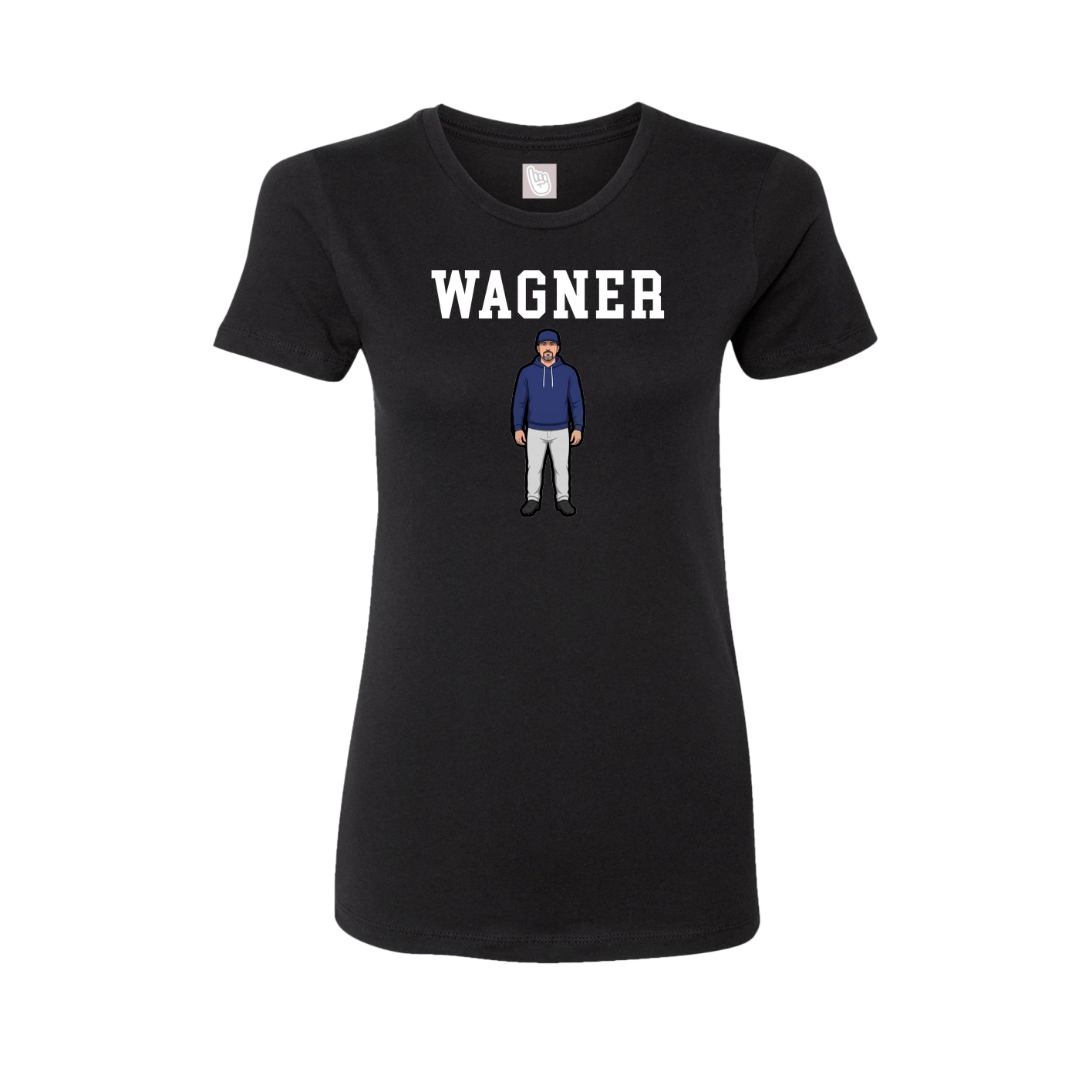 Fitted Women's Tee — Shirsey in Black