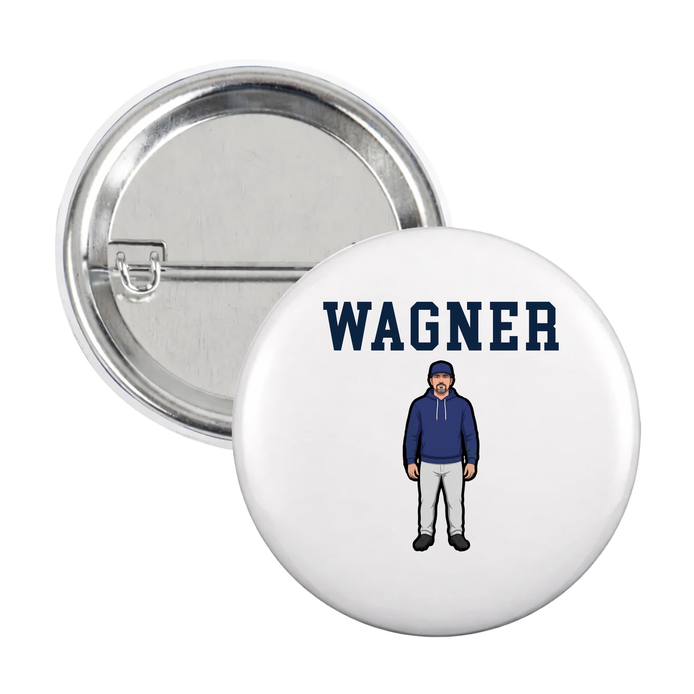 Game Day Button — Shirsey in White