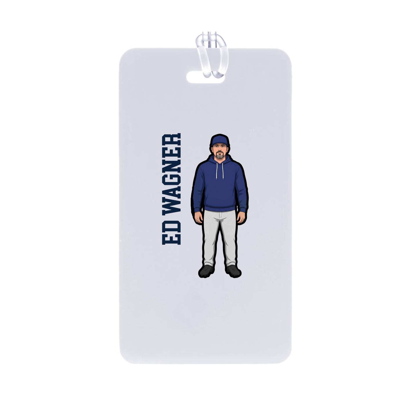 Bag Tag — Name Vertical in Classic