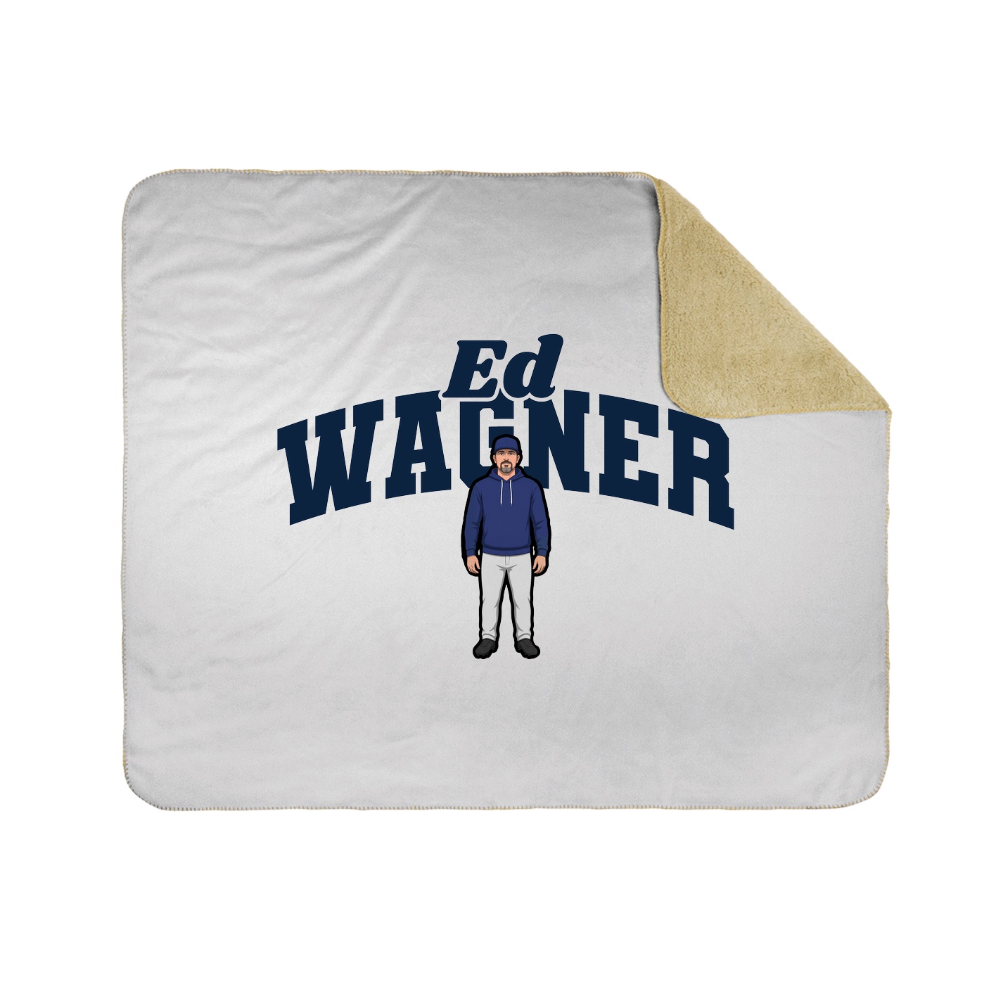 Throw Blanket — Signature Arch in White