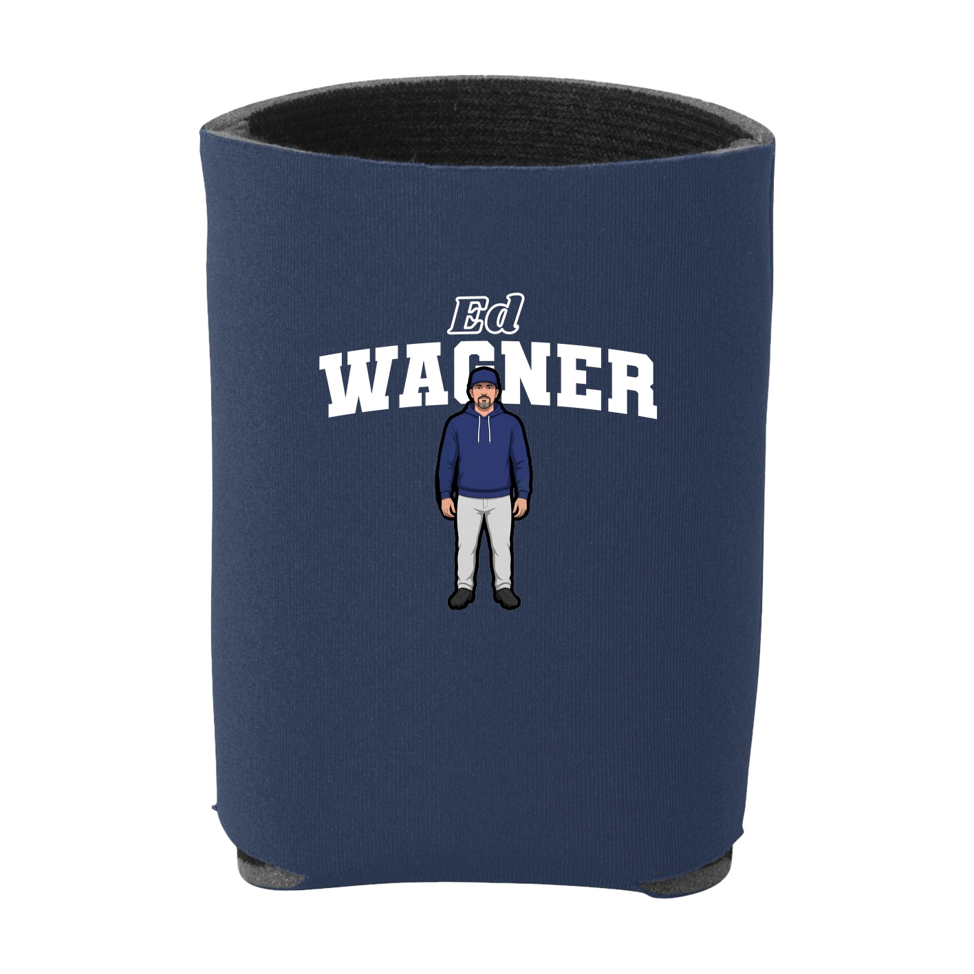 Can Holder — Name Arch in Navy