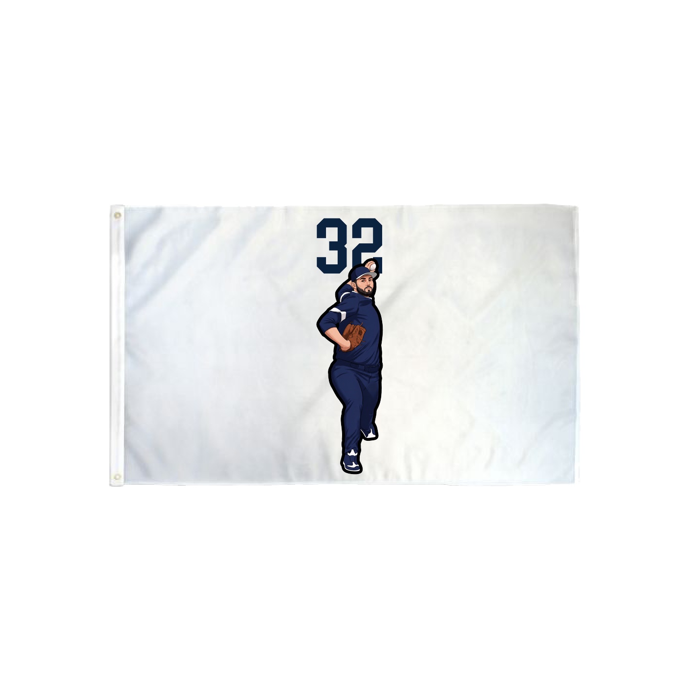 3x5 Flag — Number Top in Classic