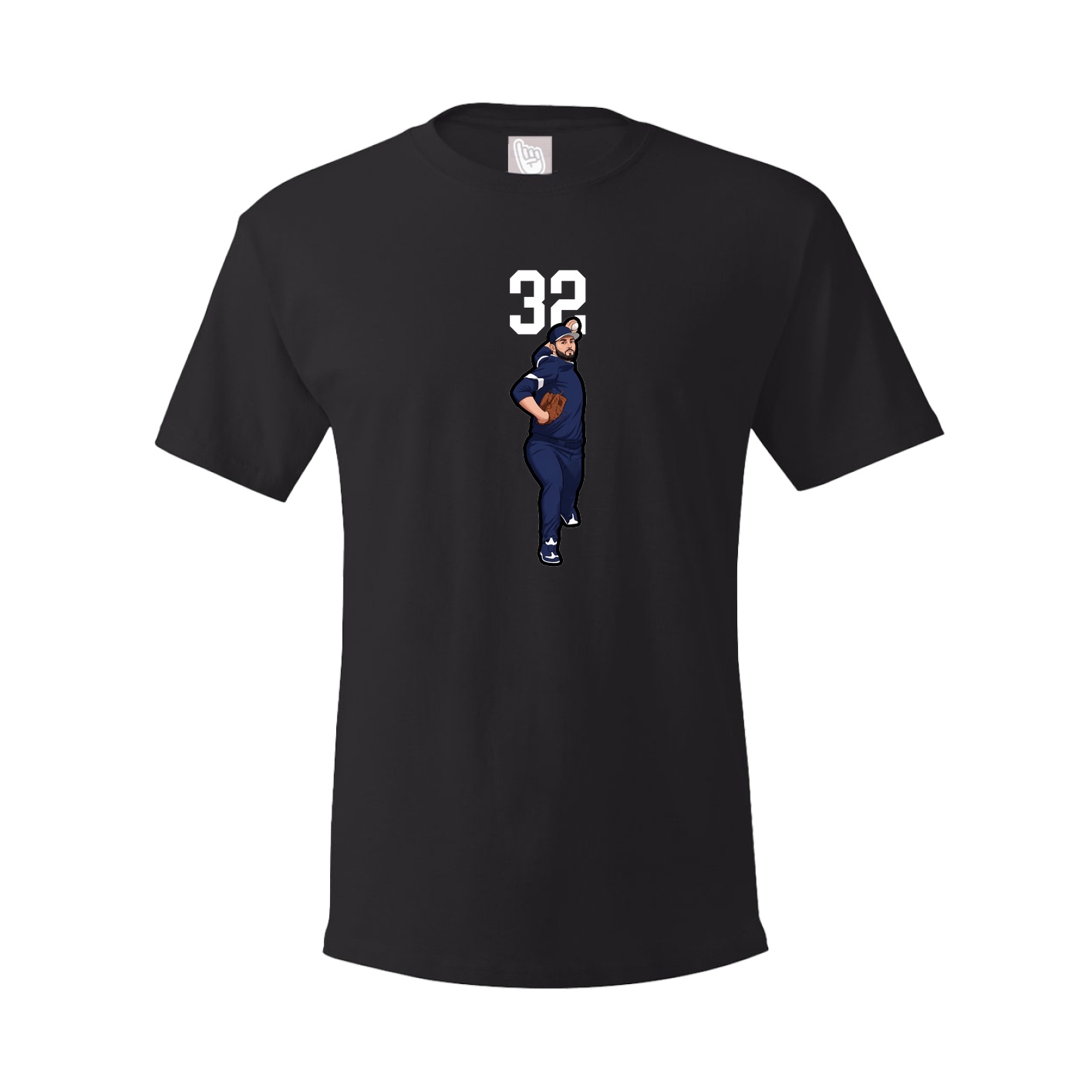 Tee — Number Top in Black
