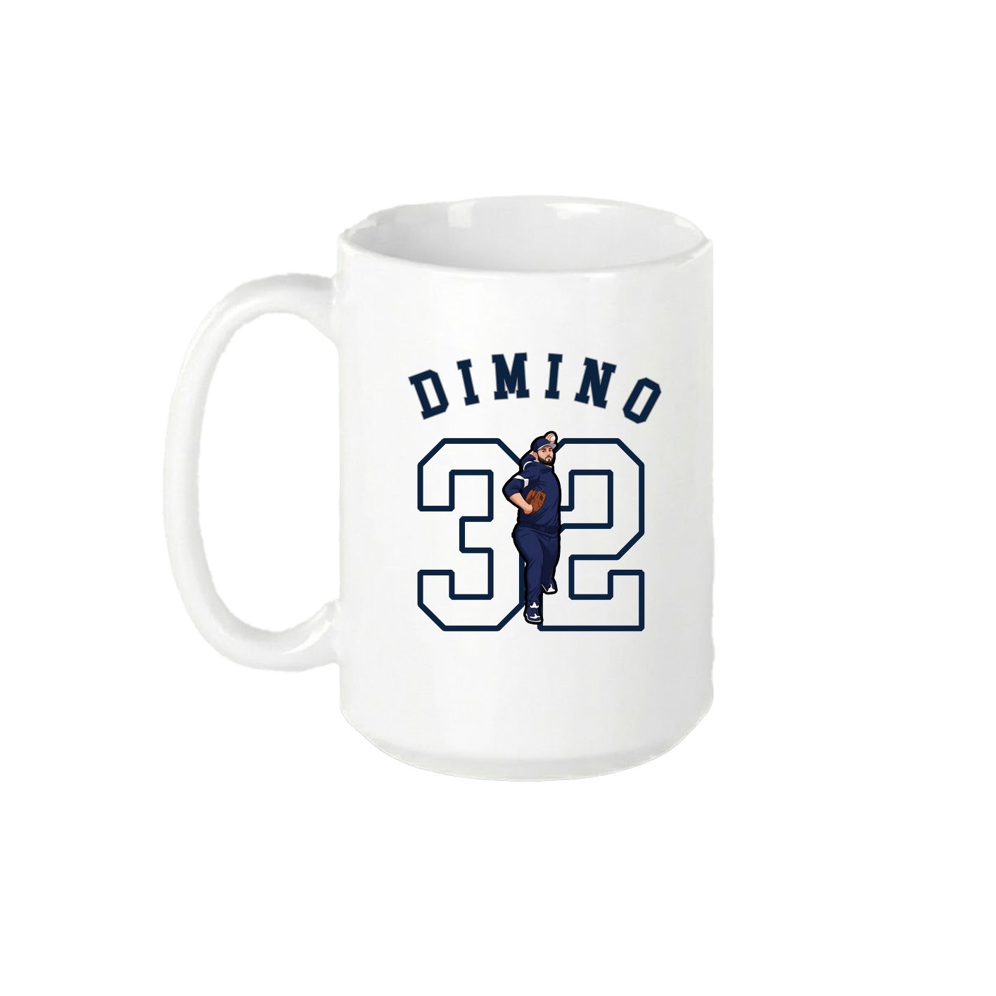 15oz Coffee Mug — Shirsey Arch in White