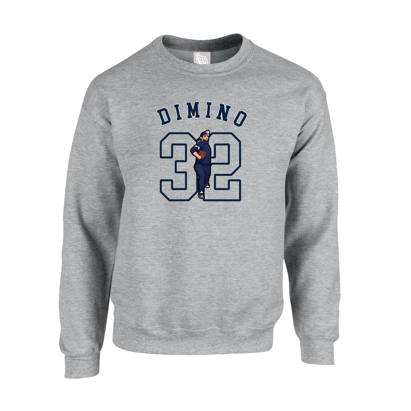 Fleece Crew — Shirsey Arch in Grey