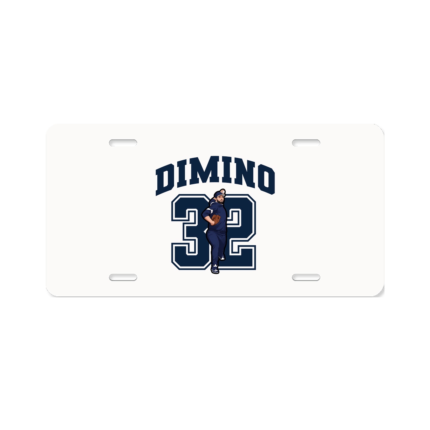 License Plate — Number in Classic