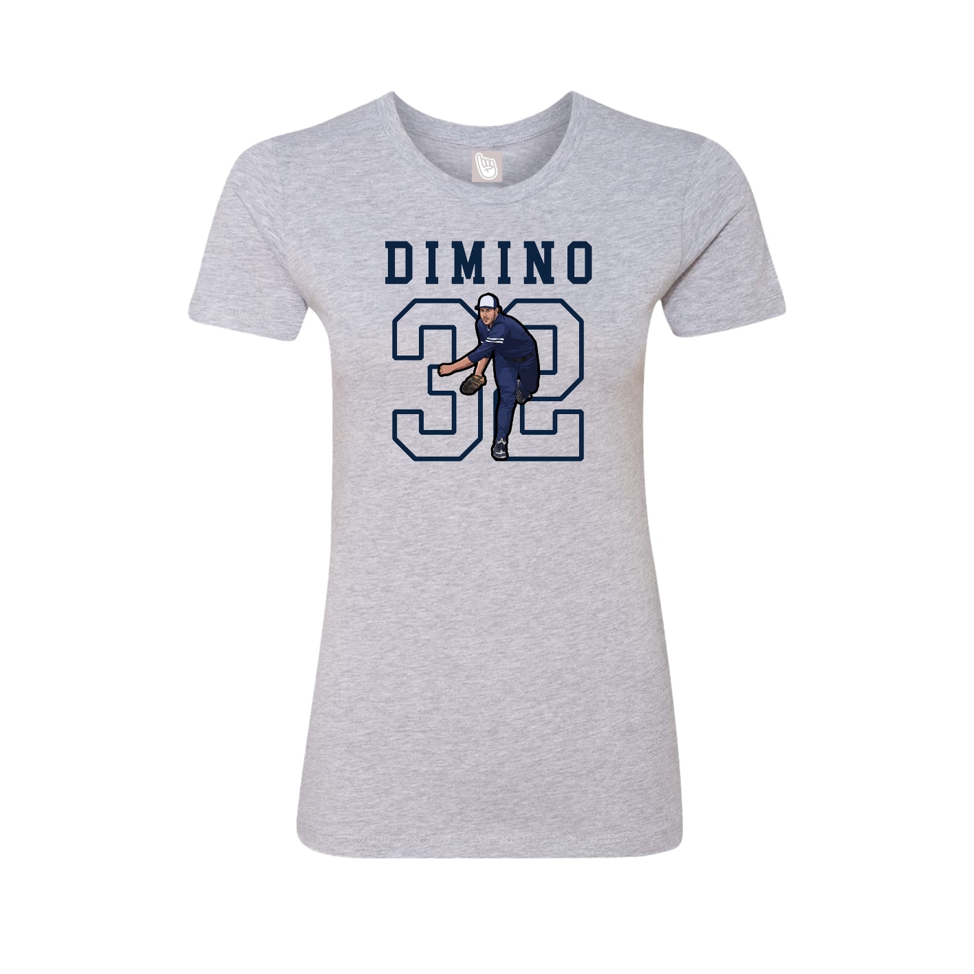 Fitted Women's Tee — Shirsey in Grey