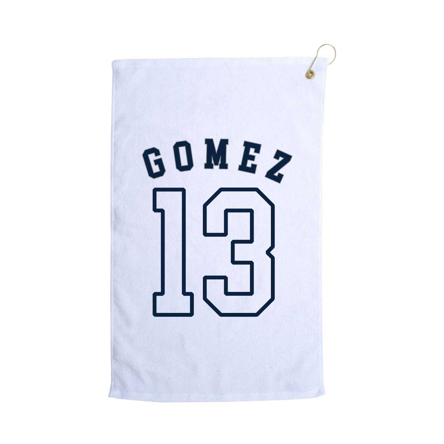 Golf Towel — Shirsey Arch in White