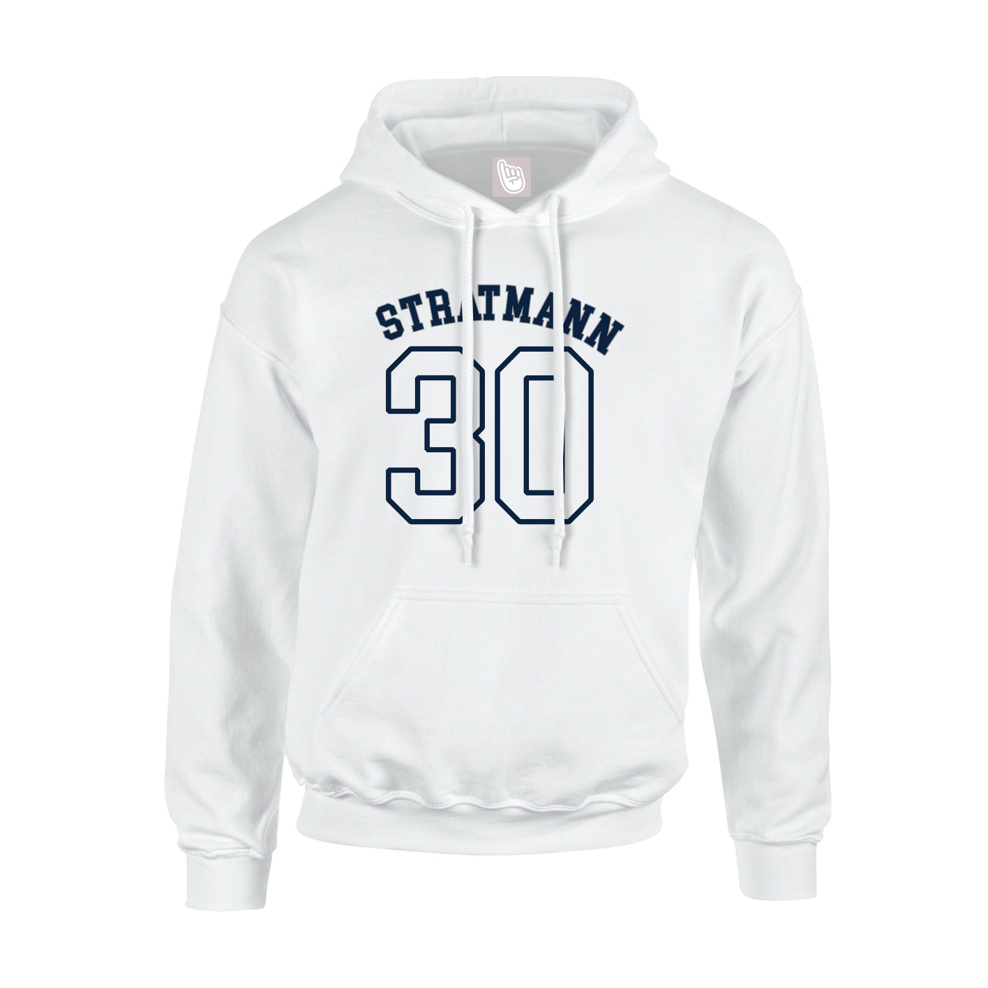 Hoodie — Shirsey Arch in White