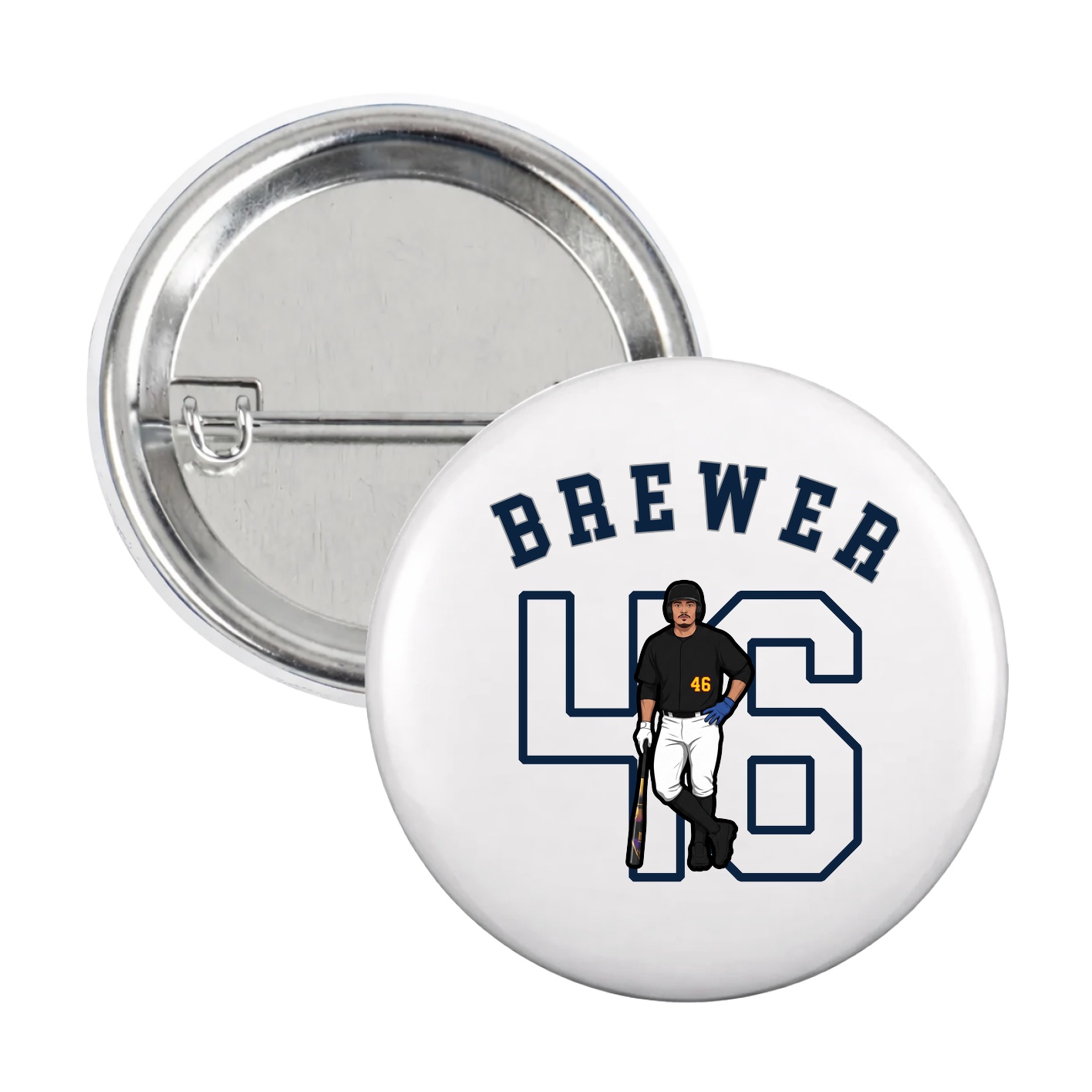 Game Day Button — Shirsey Arch in White
