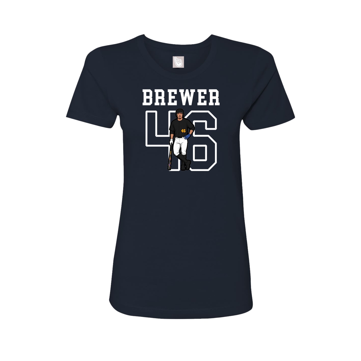 Fitted Women's Tee — Shirsey in Navy