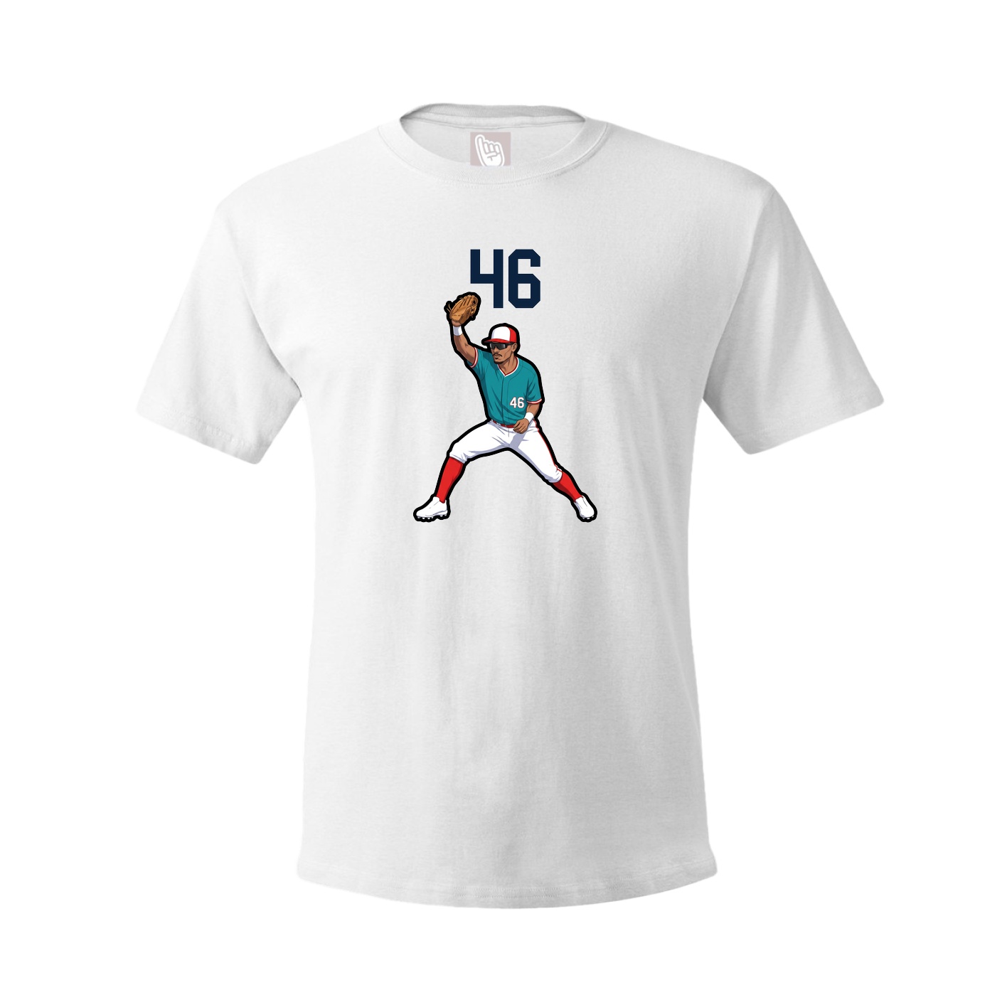 Tee — Number Top in White