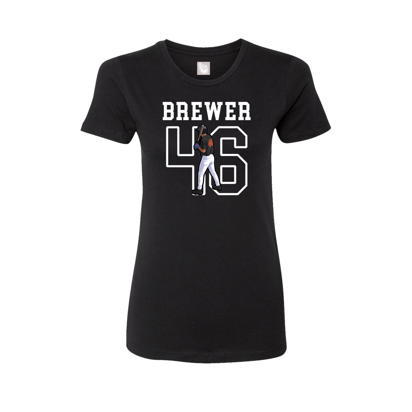 Fitted Women's Tee — Shirsey in Black