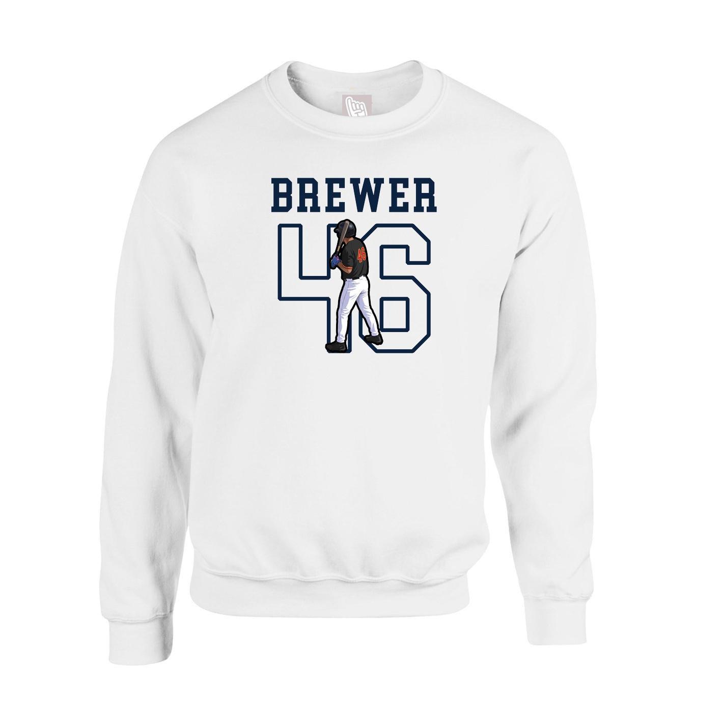 Fleece Crew — Shirsey in White