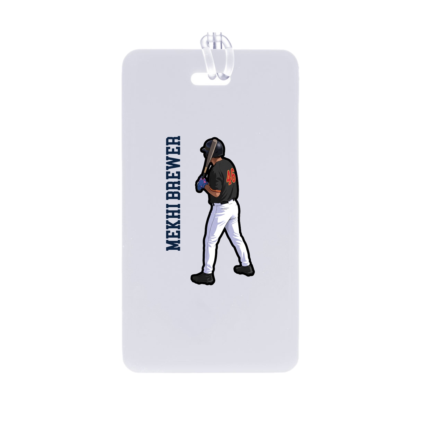 Bag Tag — Name Vertical in Classic