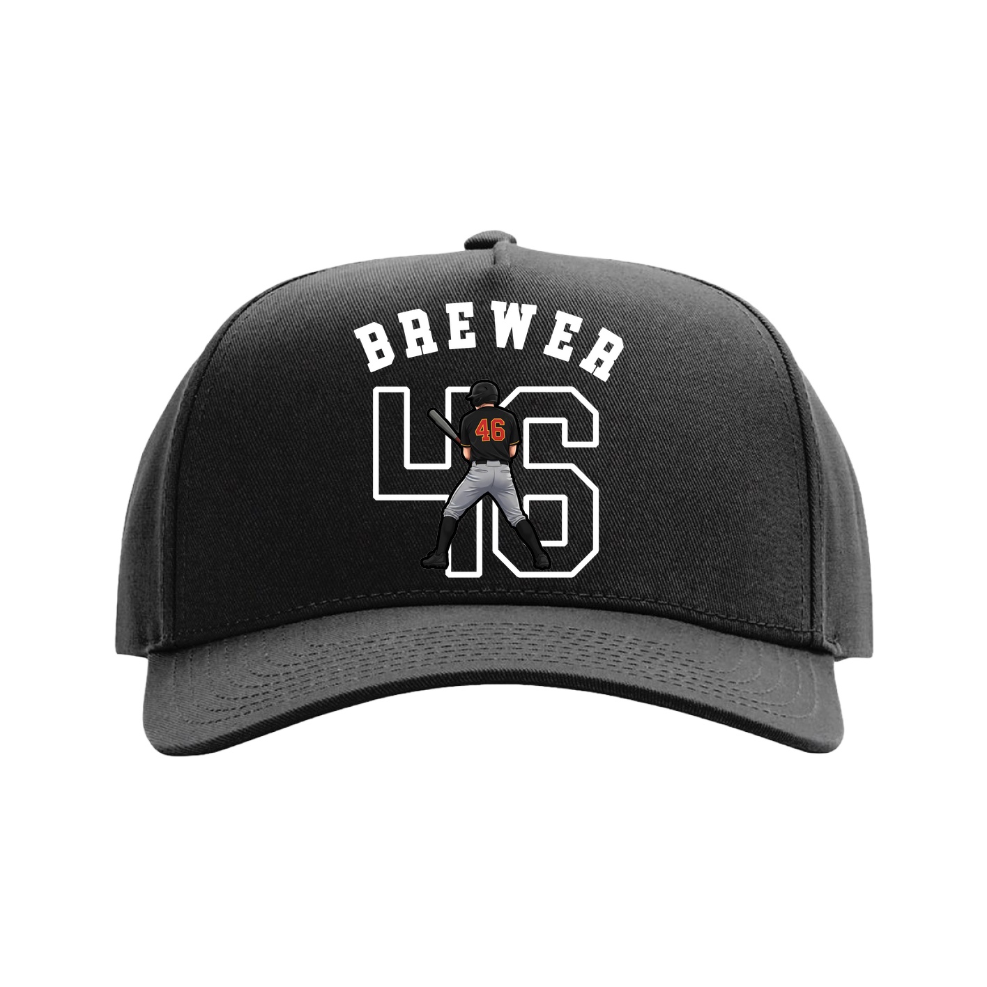 Full Fabric Five-Panel Champ Cap