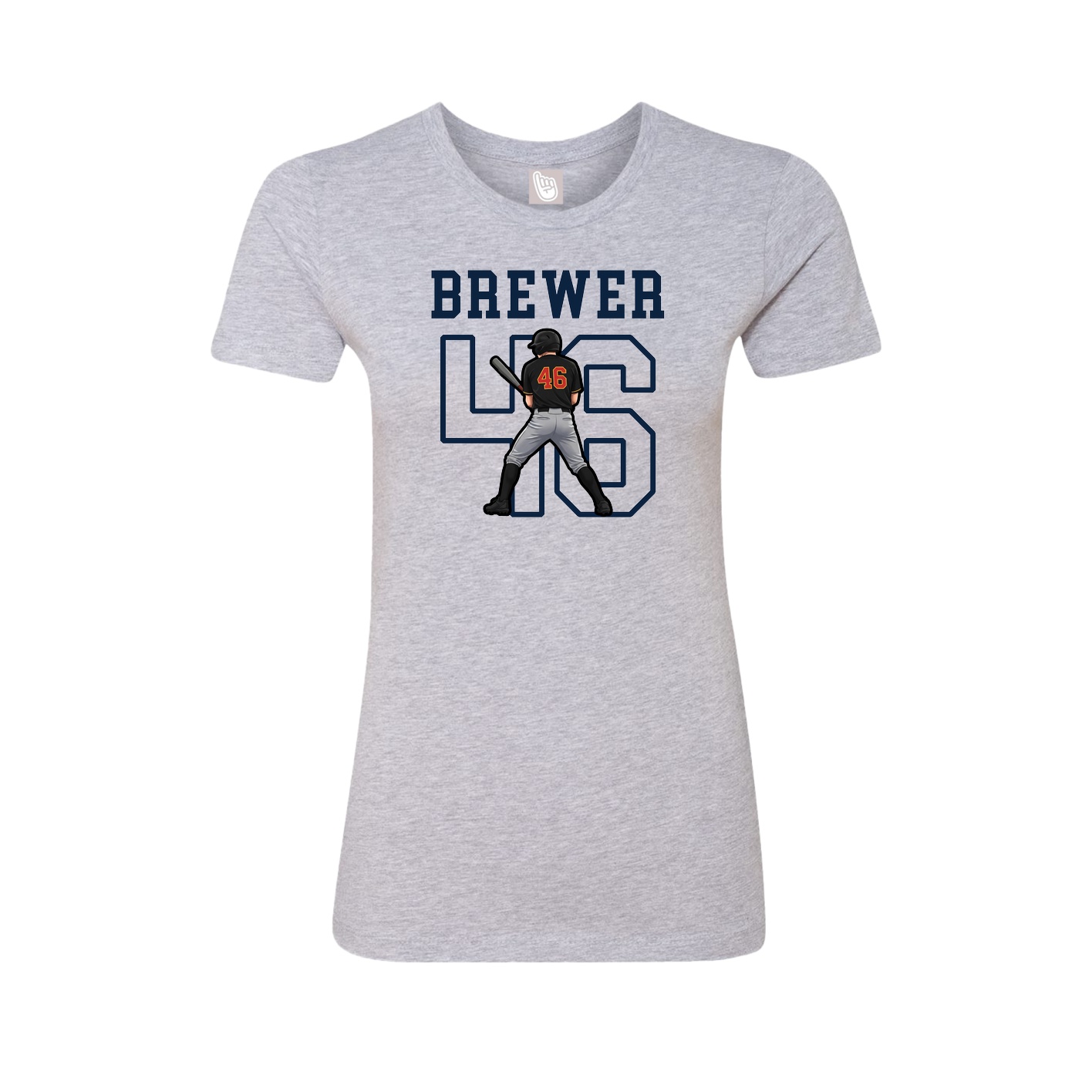 Fitted Women's Tee — Shirsey in Grey