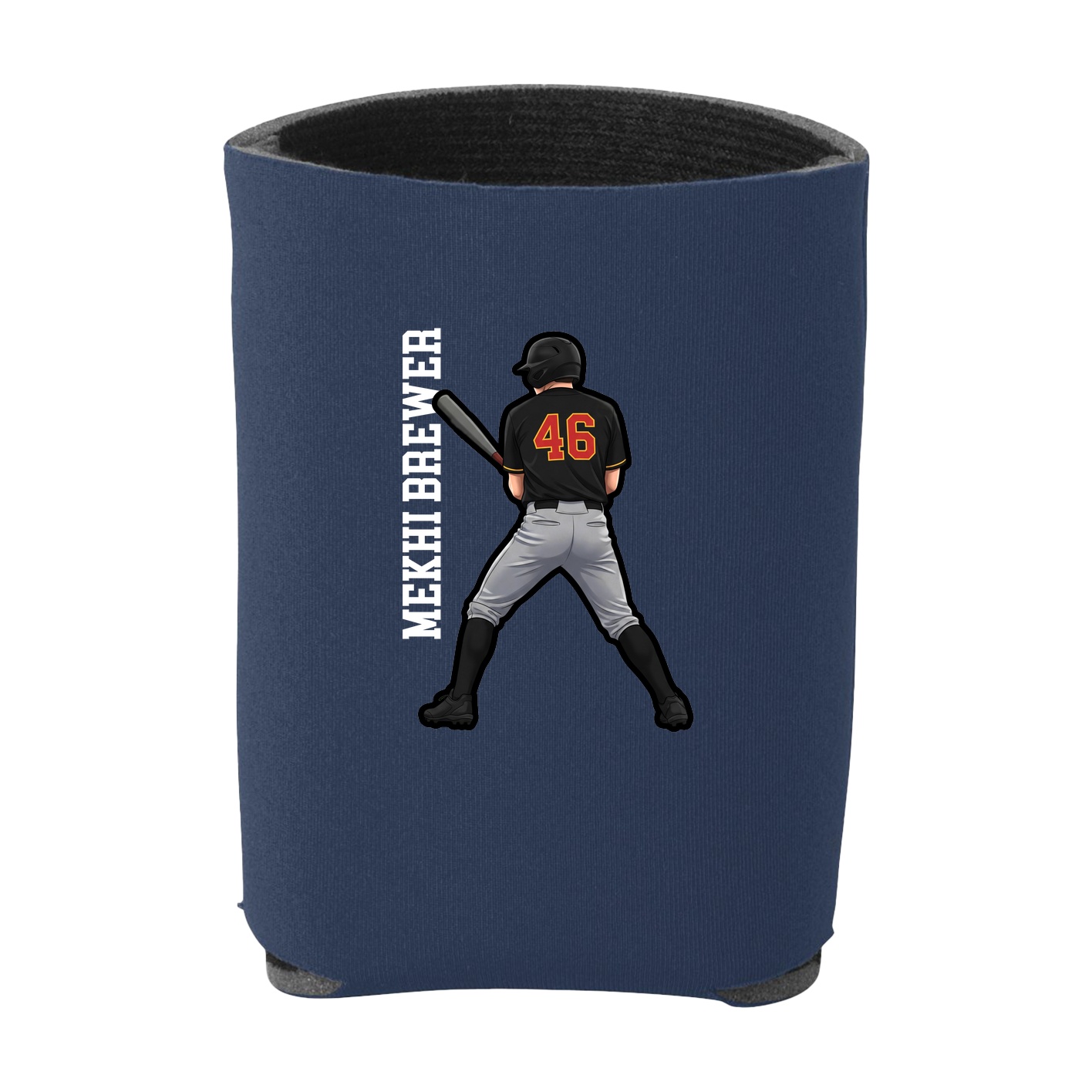 Can Holder — Name Vertical in Navy