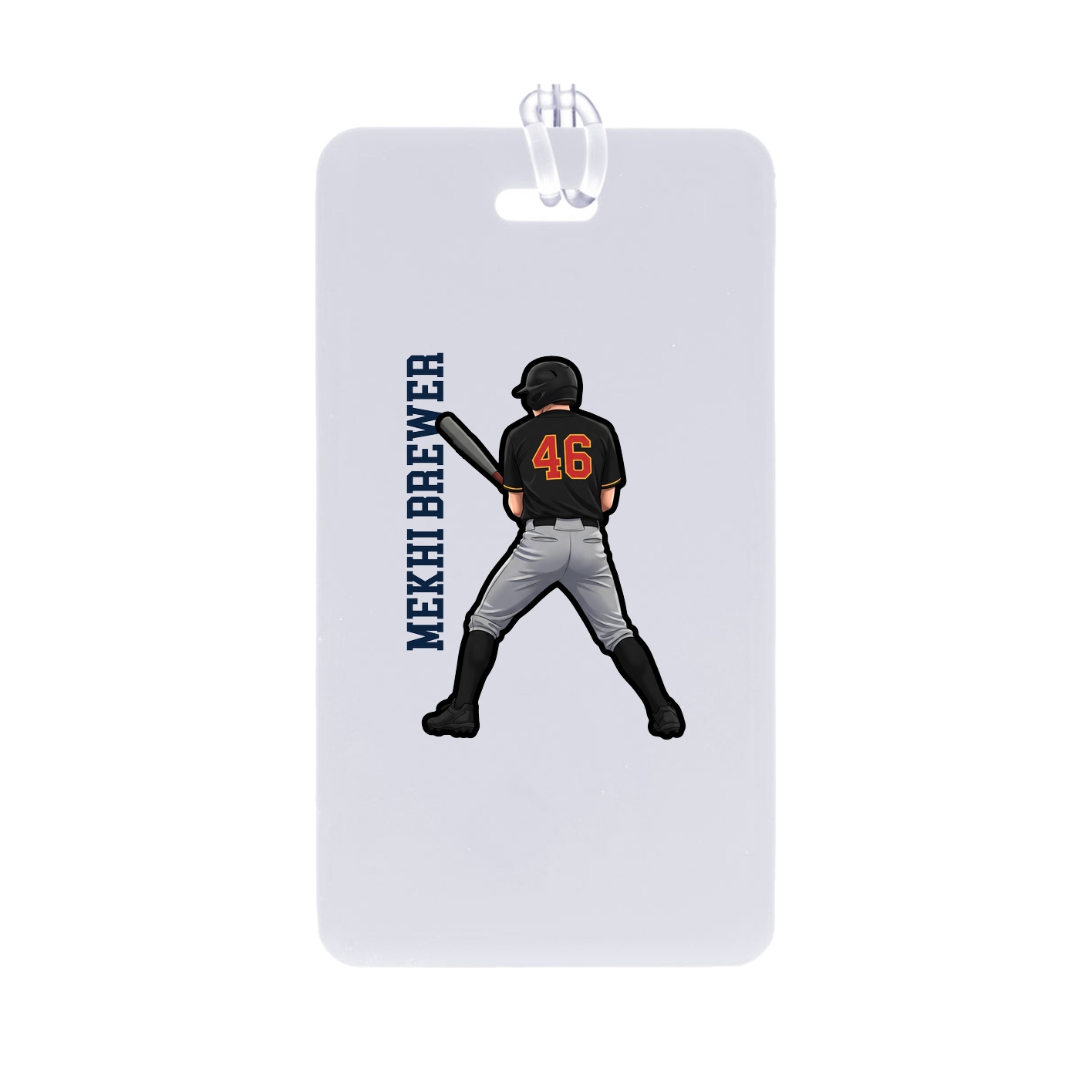 Bag Tag — Name Vertical in Classic