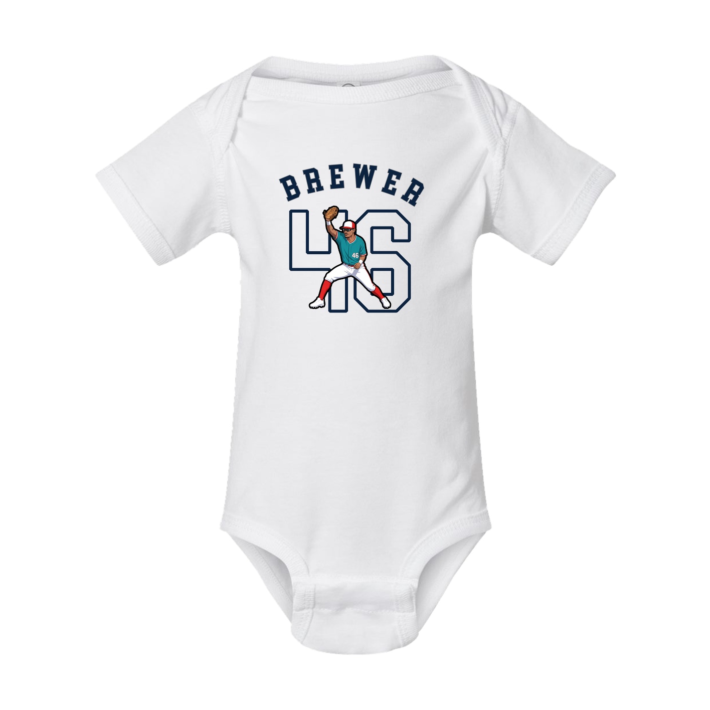 Baby Onesie — Shirsey Arch in White