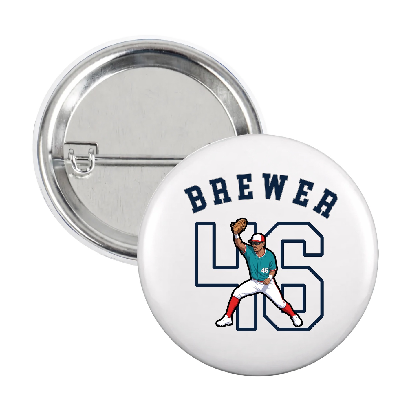 Game Day Button — Shirsey Arch in White