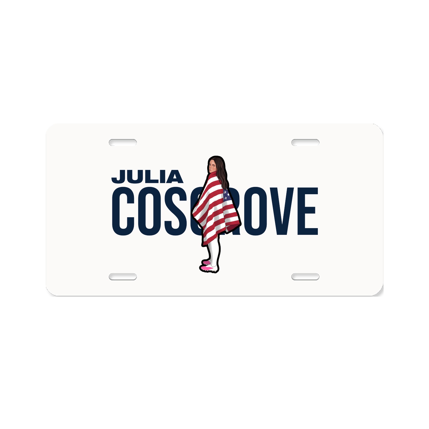 License Plate — Player Name in Classic
