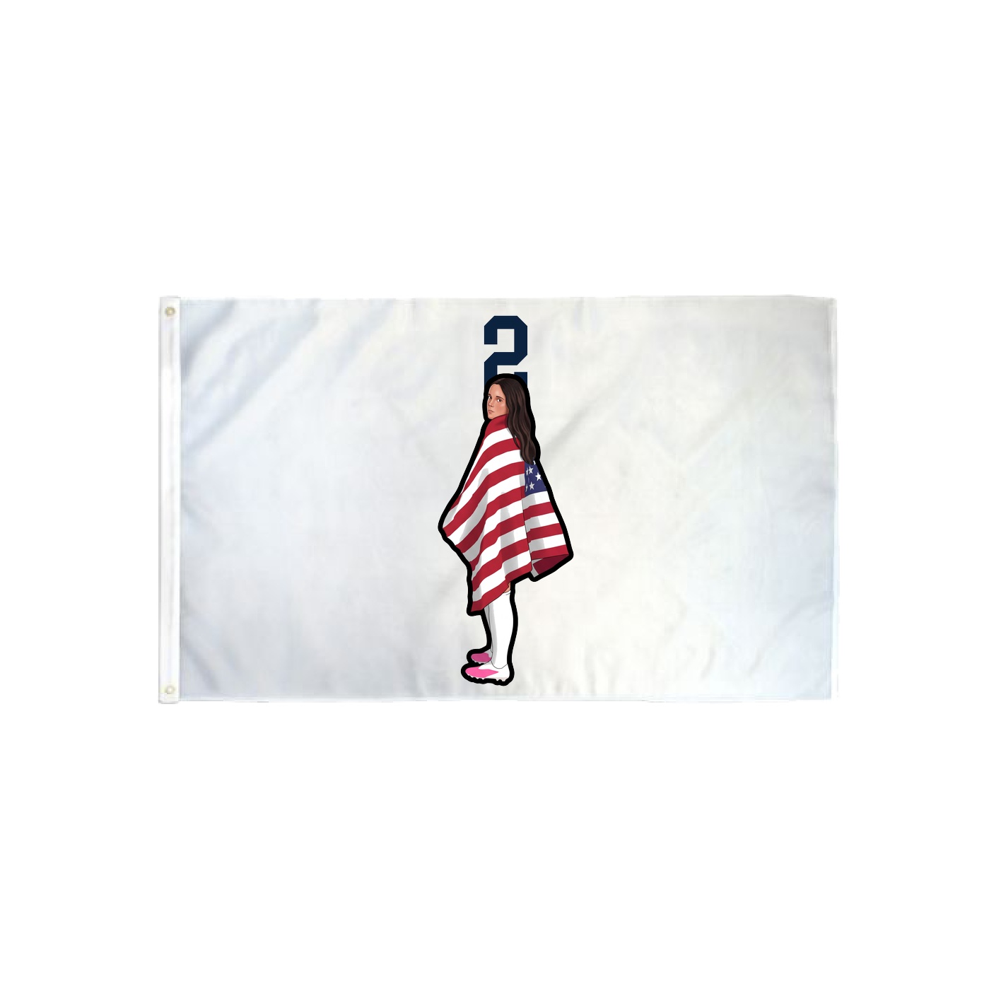 3x5 Flag — Number Top in Classic