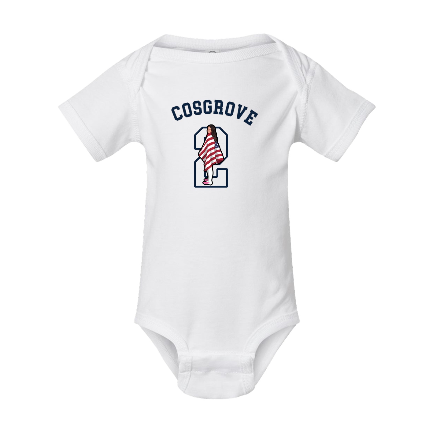 Baby Onesie — Shirsey Arch in White