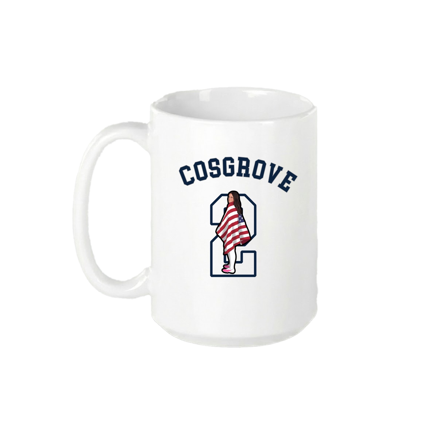 15oz Coffee Mug — Shirsey Arch in White