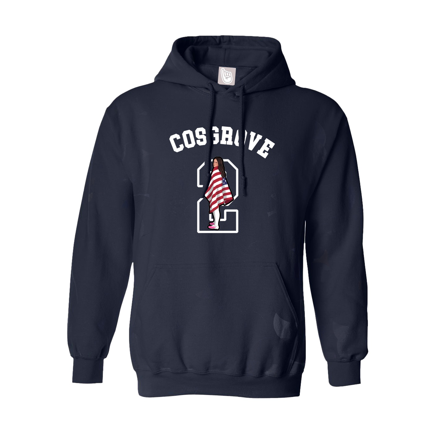 Youth Hoodie — Shirsey Arch in Navy