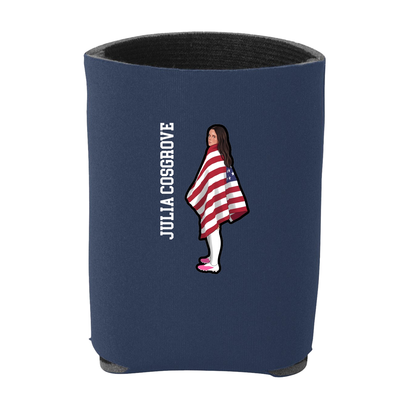 Can Holder — Name Vertical in Navy
