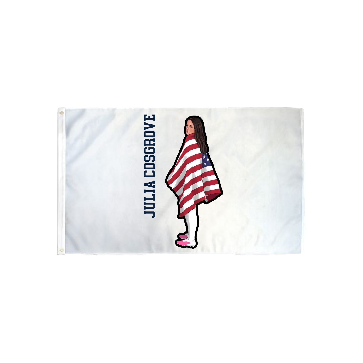 3x5 Flag — Name Vertical in Classic
