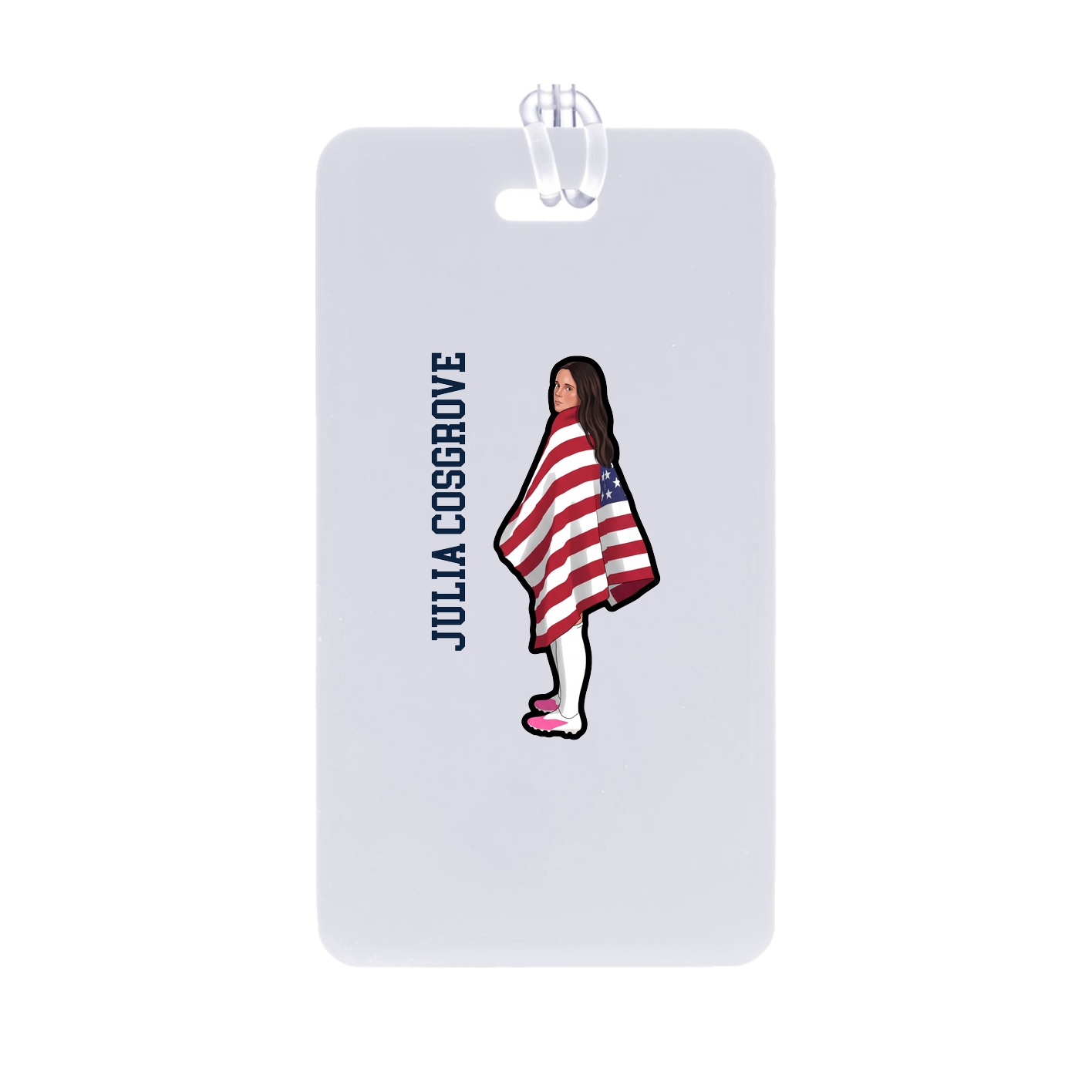Bag Tag — Name Vertical in Classic
