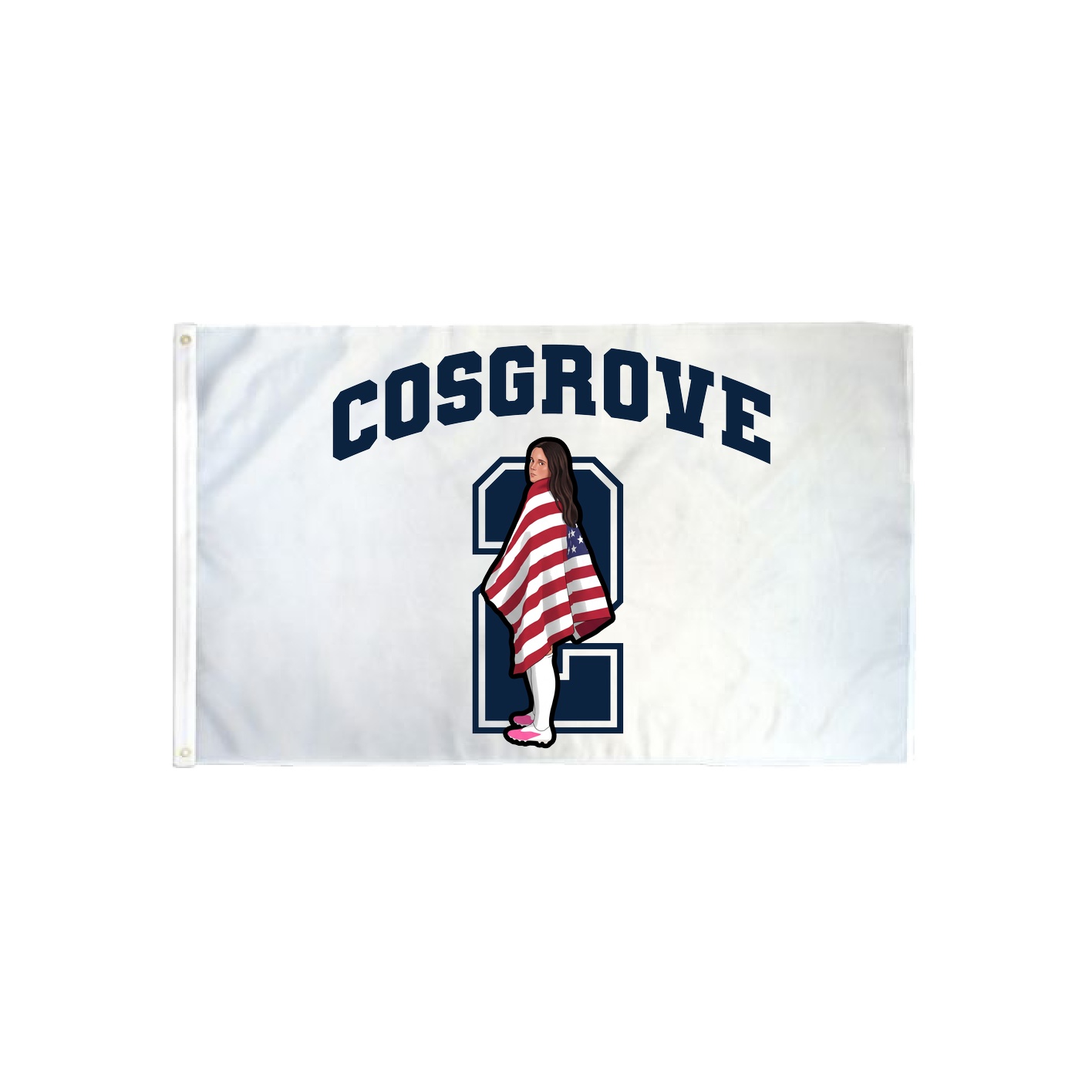 3x5 Flag — Number in Classic