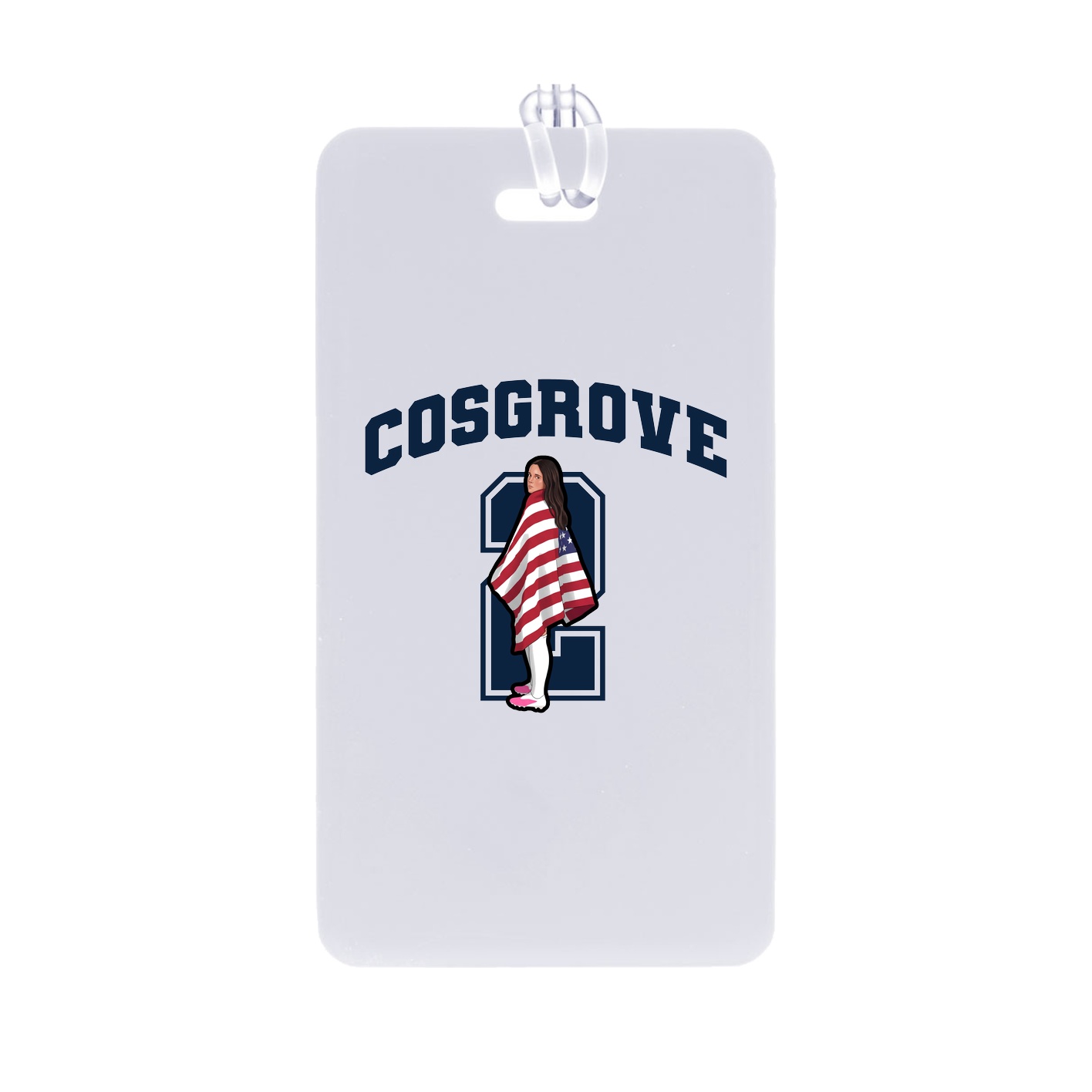 Bag Tag — Number in Classic