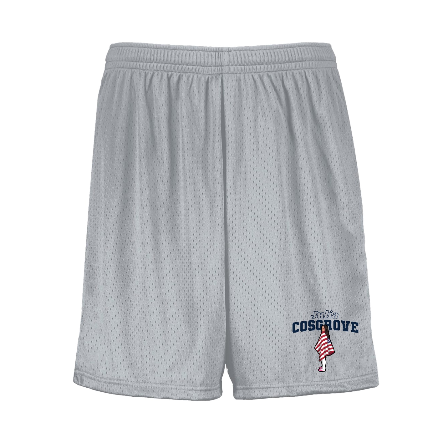 Shorts — Name Arch in Silver