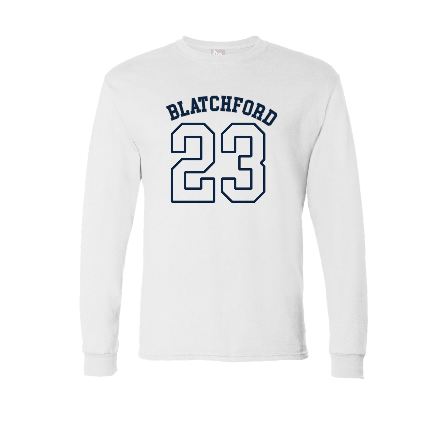 Long Sleeve Tee — Shirsey Arch in White