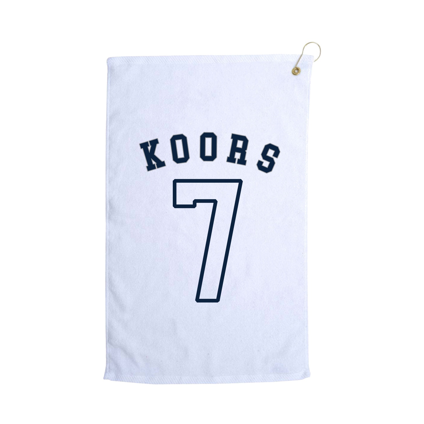 Golf Towel — Shirsey Arch in White