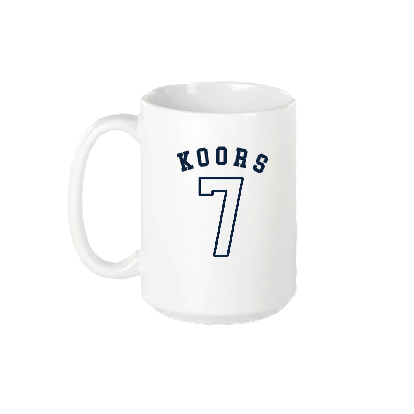 15oz Coffee Mug — Shirsey Arch in White