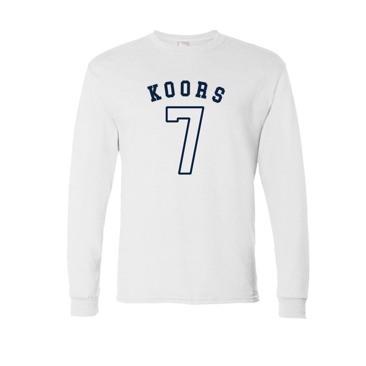 Long Sleeve Tee — Shirsey Arch in White