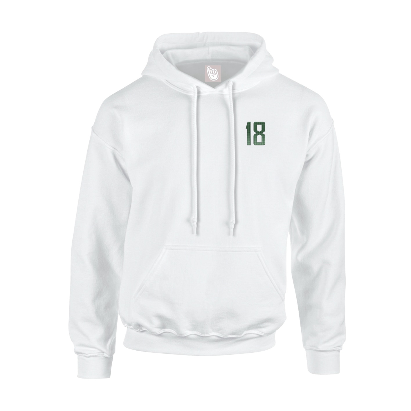 Youth Hoodie — Front Shirsy in White
