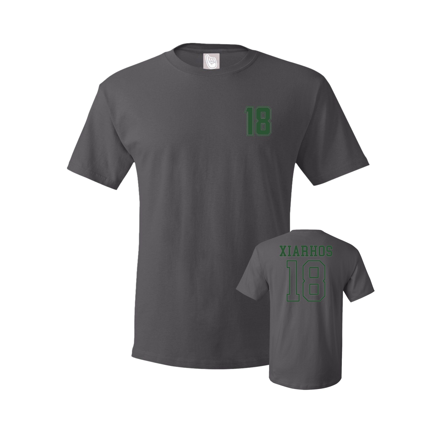 Tee — Chest Back in Grey