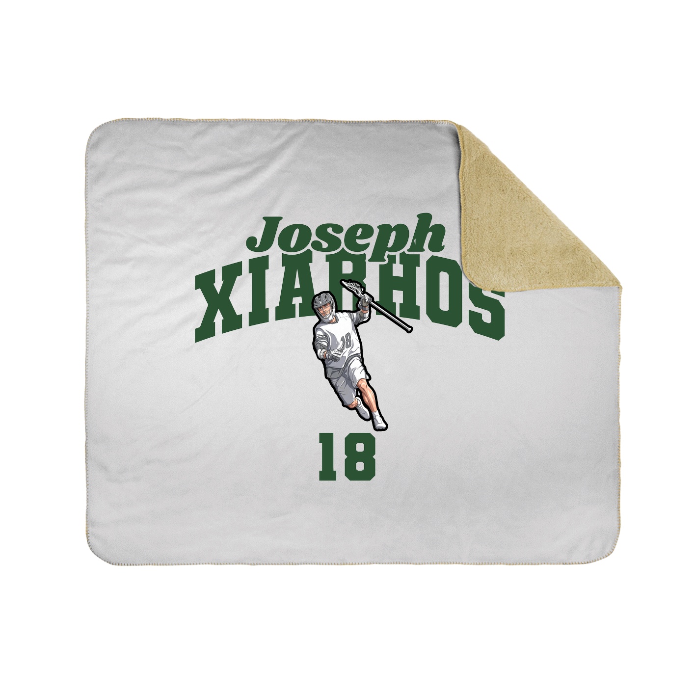 Throw Blanket — Signature Arch in White