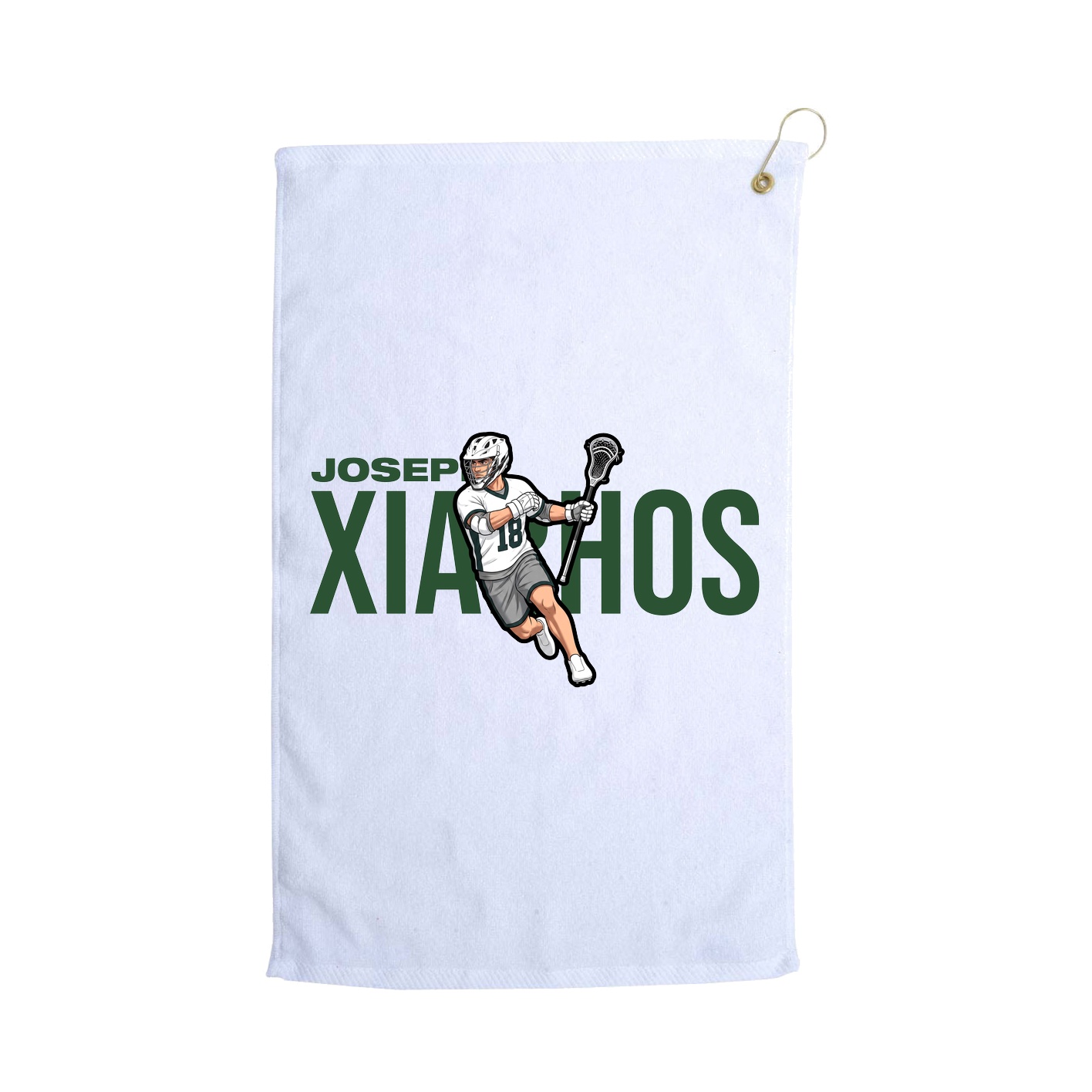 Golf Towel — Player Name in White